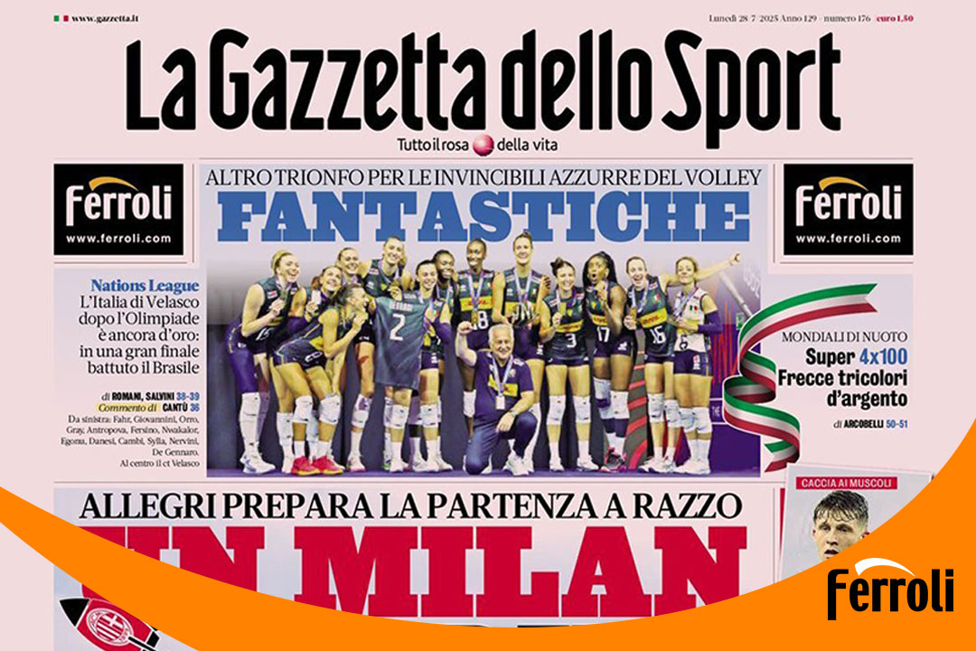 壹定发强势上岸《米兰体育报》头版！